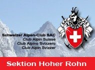 Logo SAC Schweizer Alpenclub, Sektion Hoher Rohn Logo